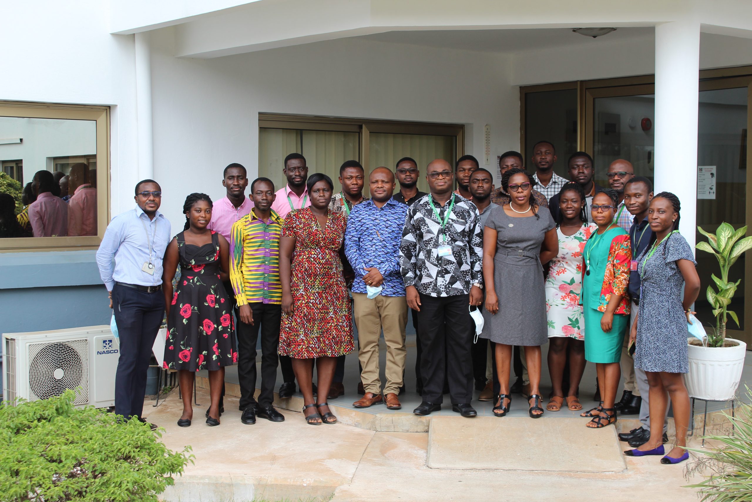 Group picture of the research team after the ASTAWOL protocol training on 3rd February, 2021 held at Kumasi Center for Collaborative Research in Tropical Medicine (KCCR). This team headed by Professor Alexander Yaw Debrah is now poised to execute the duties necessary to accomplish the goals and aspirations of the study.