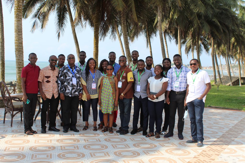 A group picture after research communication workshop organized to equip early career scientists with skills needed to effectively communicate their research findings