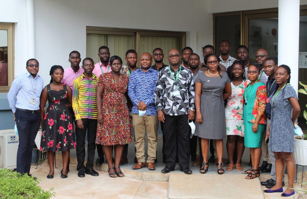 A group picture of the research team after the protocol training of the ASTAWOL project
